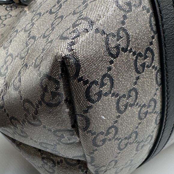 Gucci Black and Gray Signature Tote | Good Condition - Picture 10 of 17